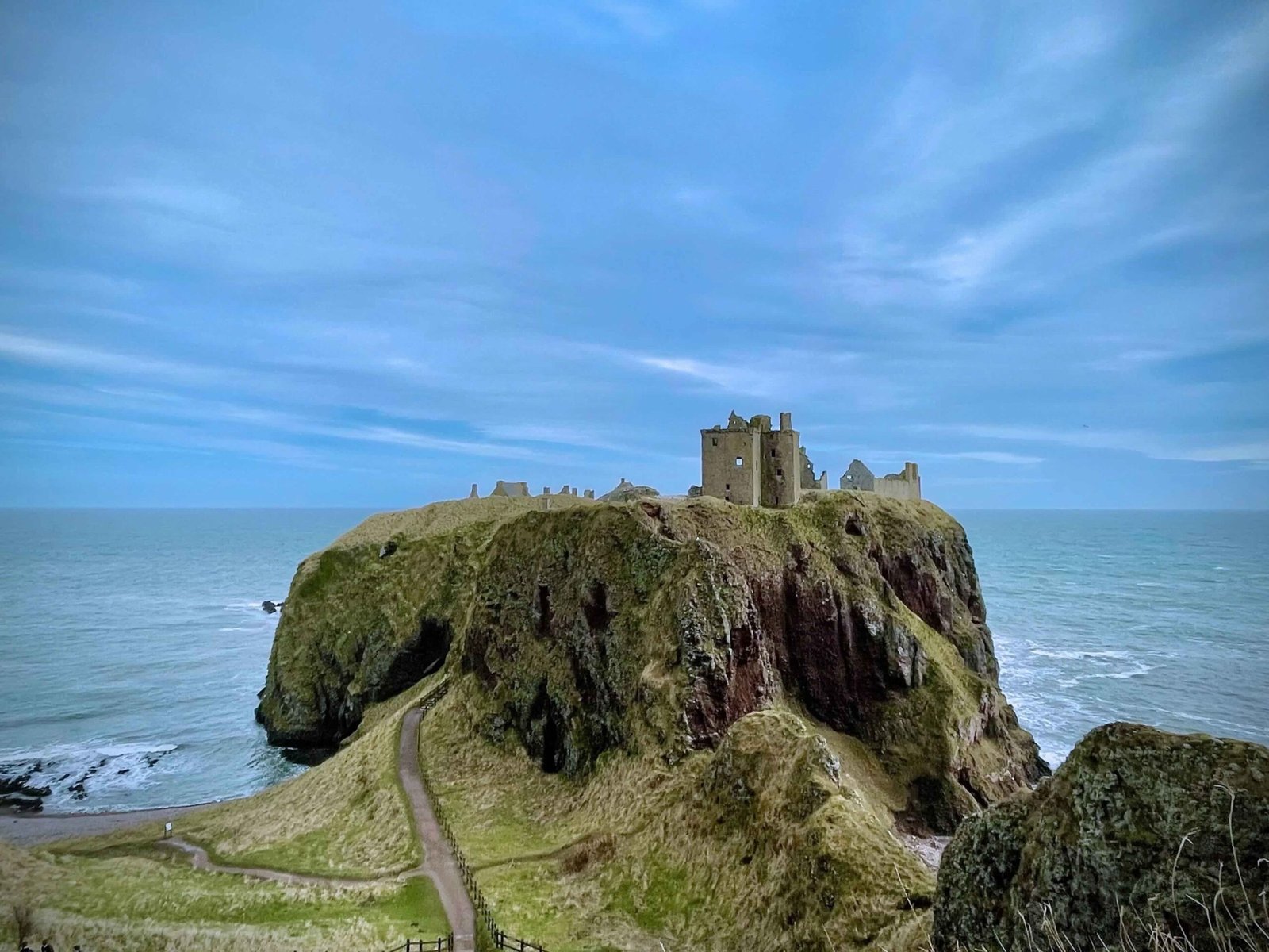 Path leading to Dunnottar Castle