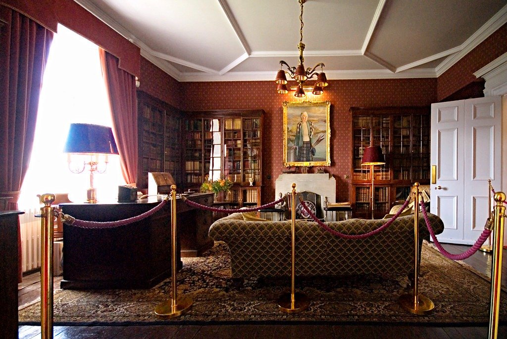 Historic interior at Dunvegan Castle