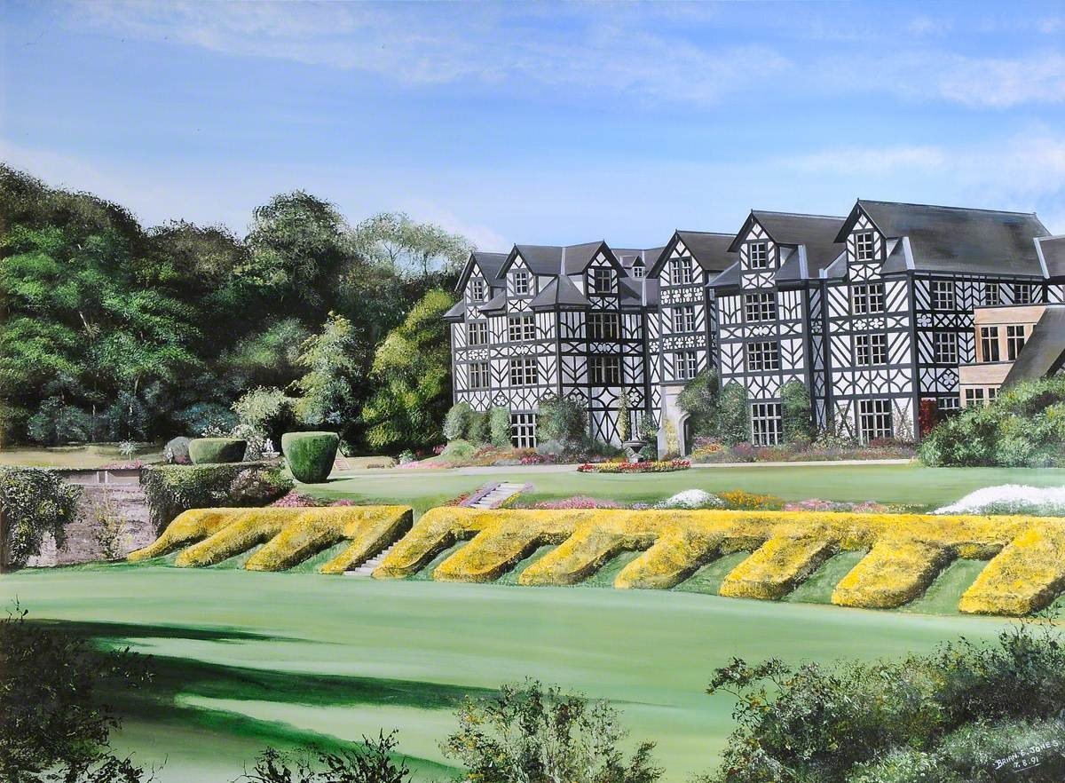 Historic gardens at Gregynog Hall