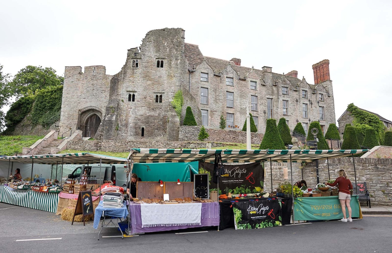 Hay Castle in Hay-on-Wye