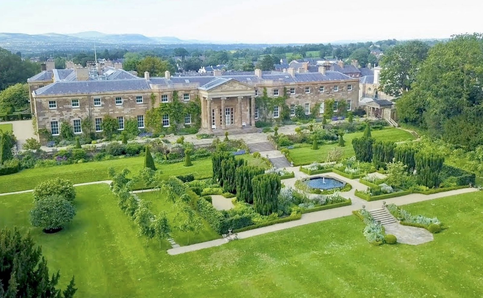 Hillsborough Castle and Gardens in Northern Ireland