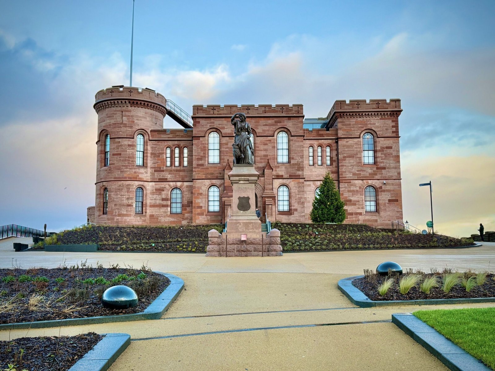 Highland heritage display inside Inverness Castle Experience