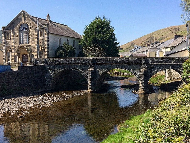River Irfon at Llanwrtyd Wells