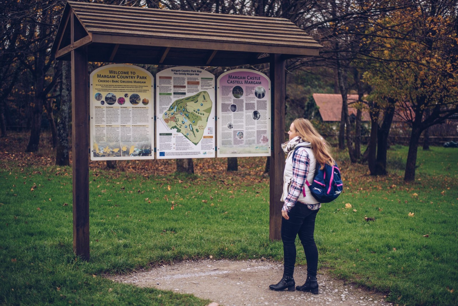 Walking and cycling trails at Margam Country Park