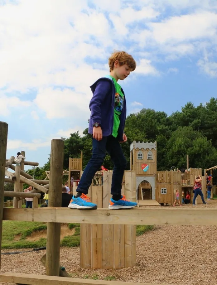 Family play area at Margam Country Park