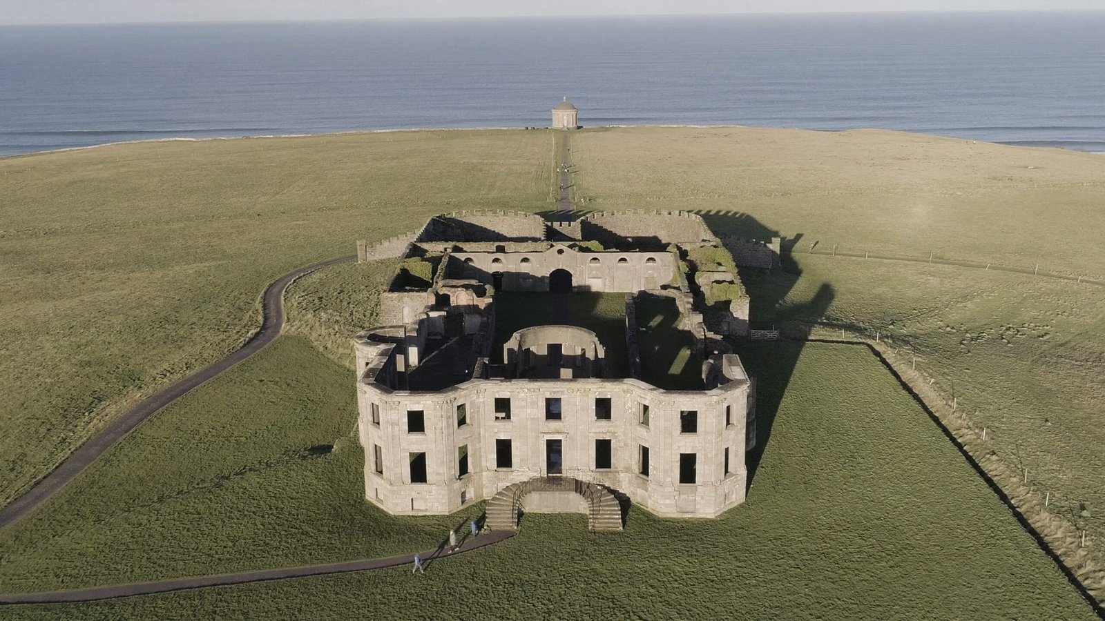 Mussenden Temple on the Northern Ireland coast