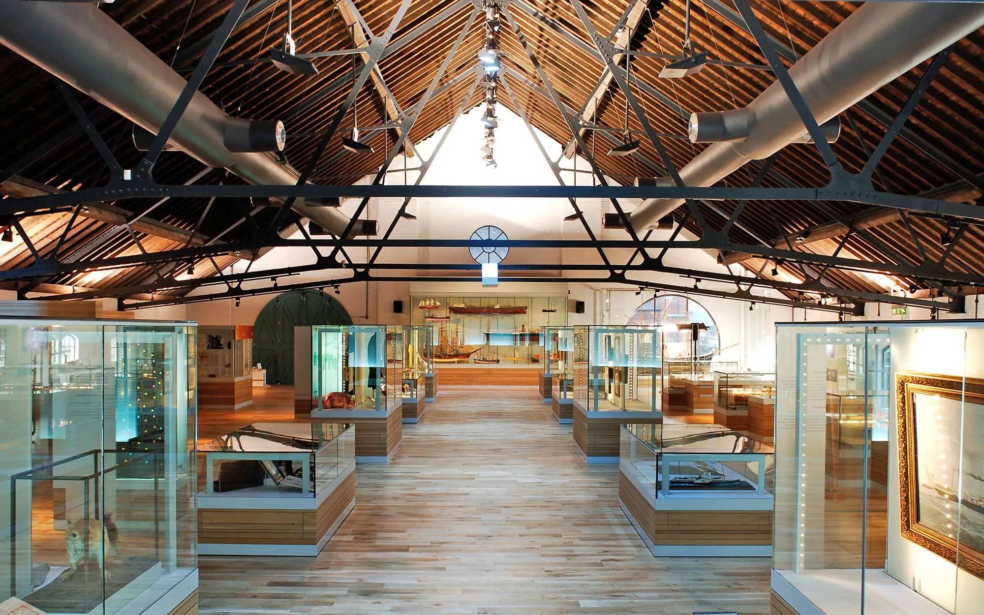 Social and maritime history displays at the National Waterfront Museum