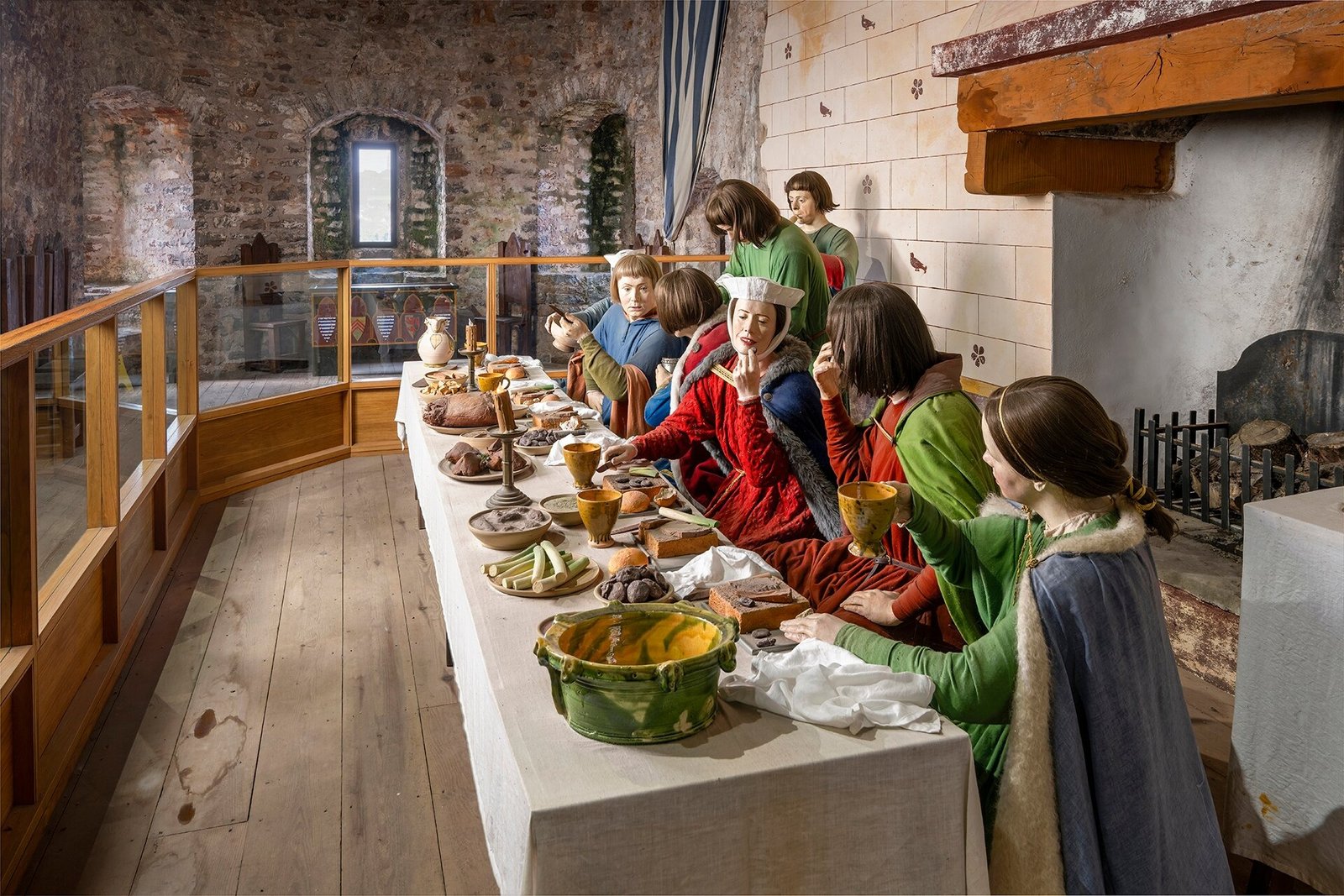 Historic exhibition inside Pembroke Castle