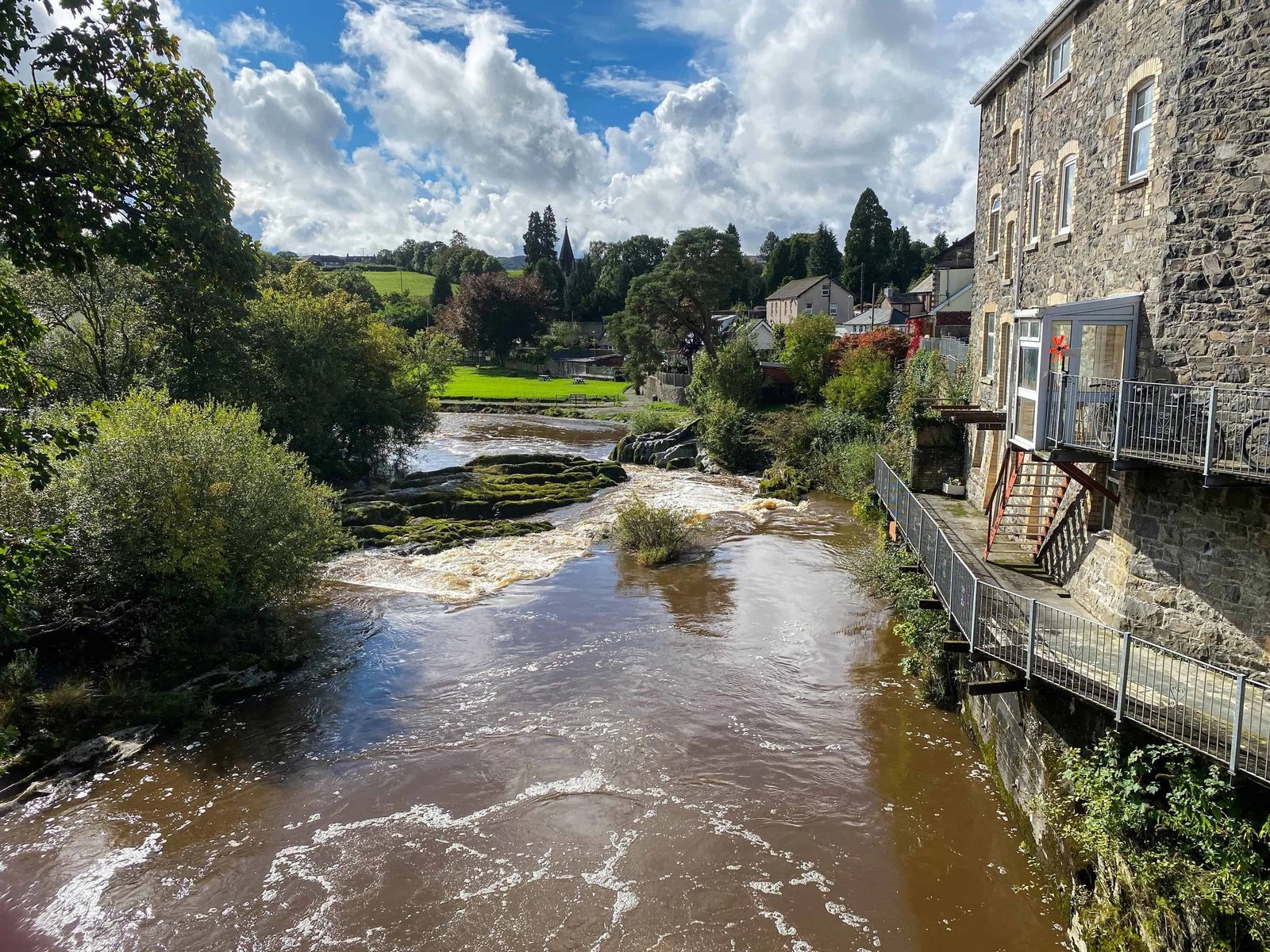 River Wye flowing through Rhayader