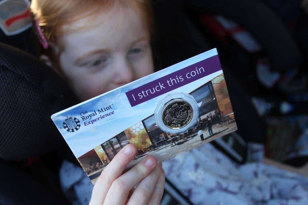 Strike Your Own Coin experience at The Royal Mint
