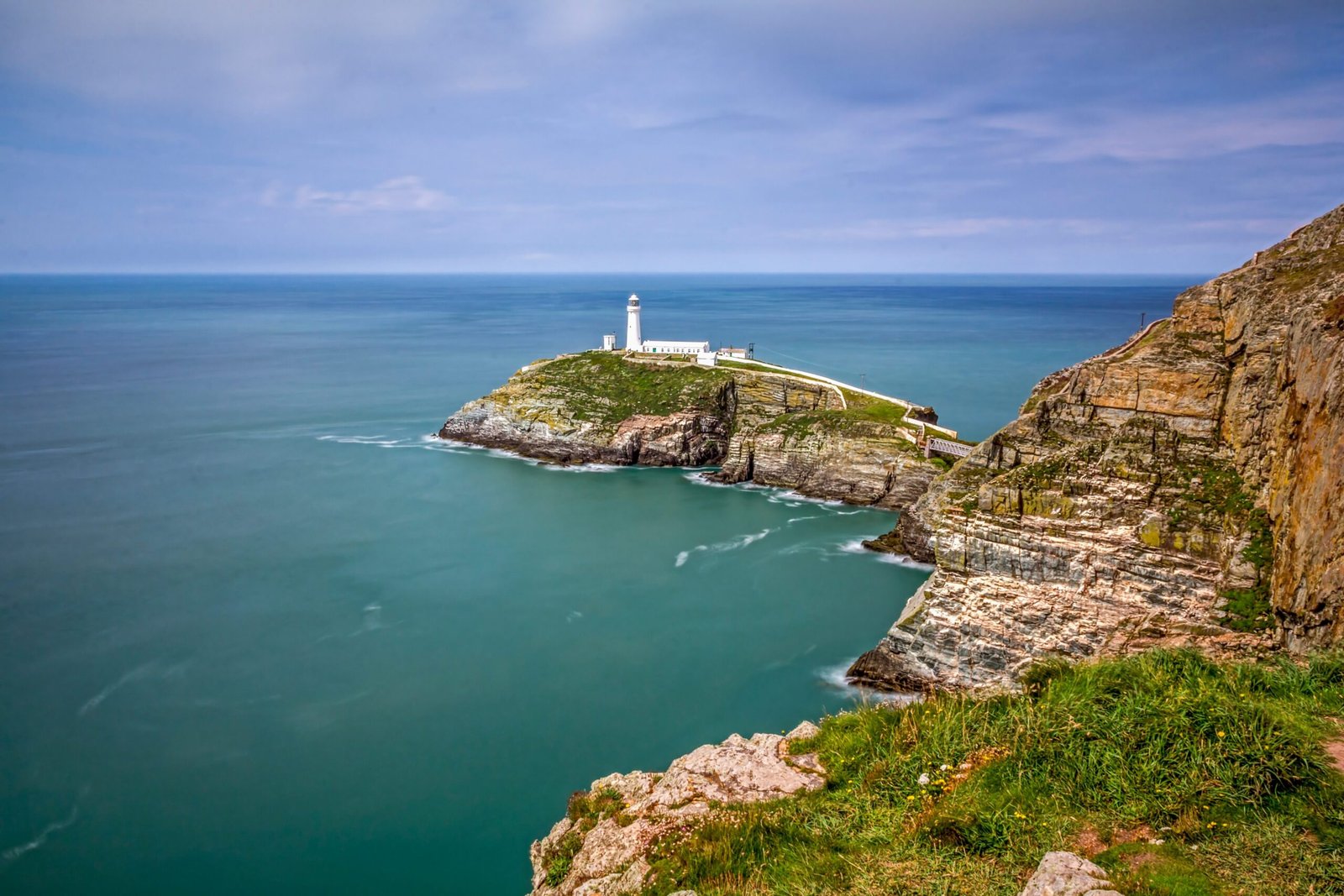 South Stack lighthouse and cliffs - Anglesey