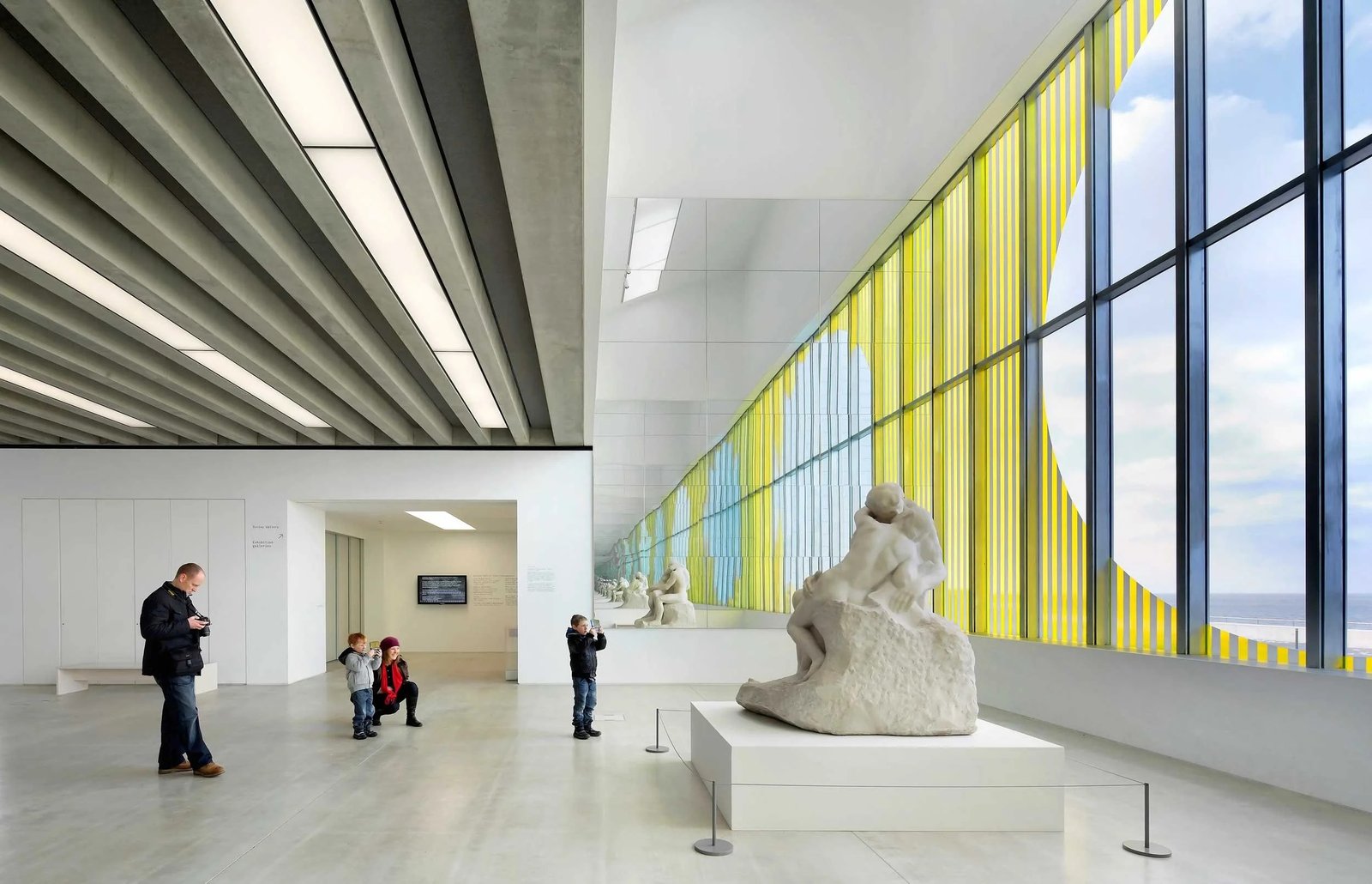 Contemporary art exhibition international artists display space