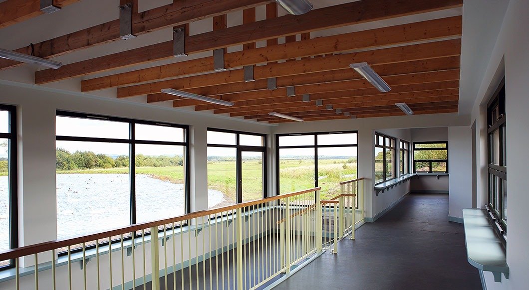 Wildlife hide at WWT Caerlaverock