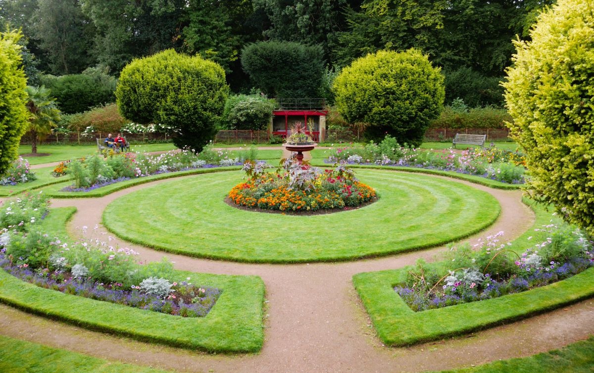 Gardens grounds Camellia House café woodland landscape design