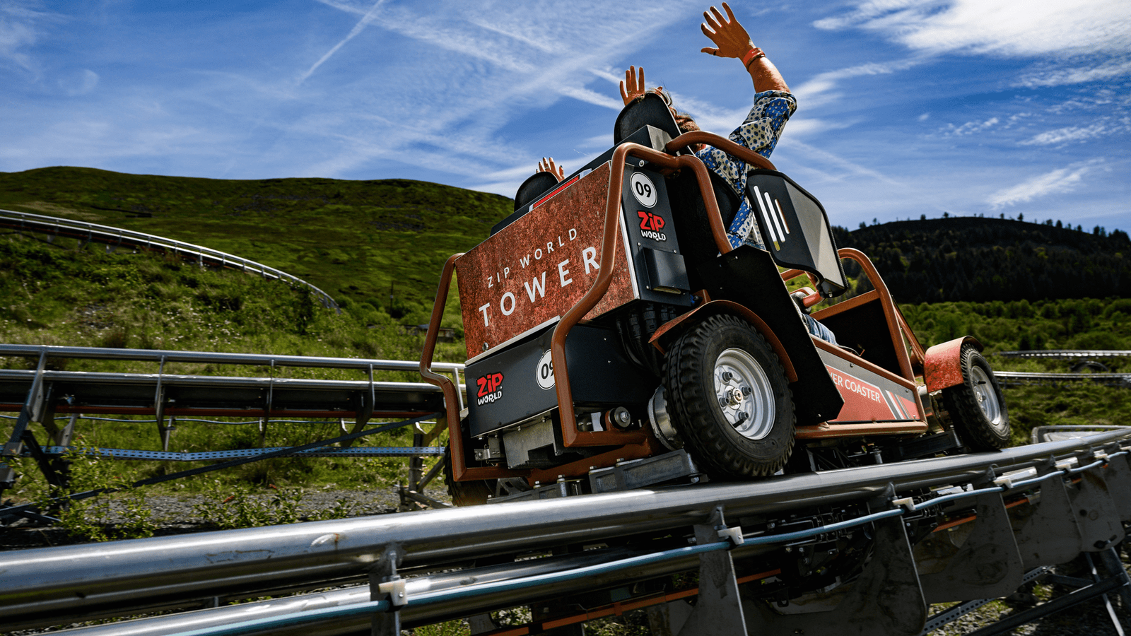 Tower Flyer at Zip World Tower Colliery