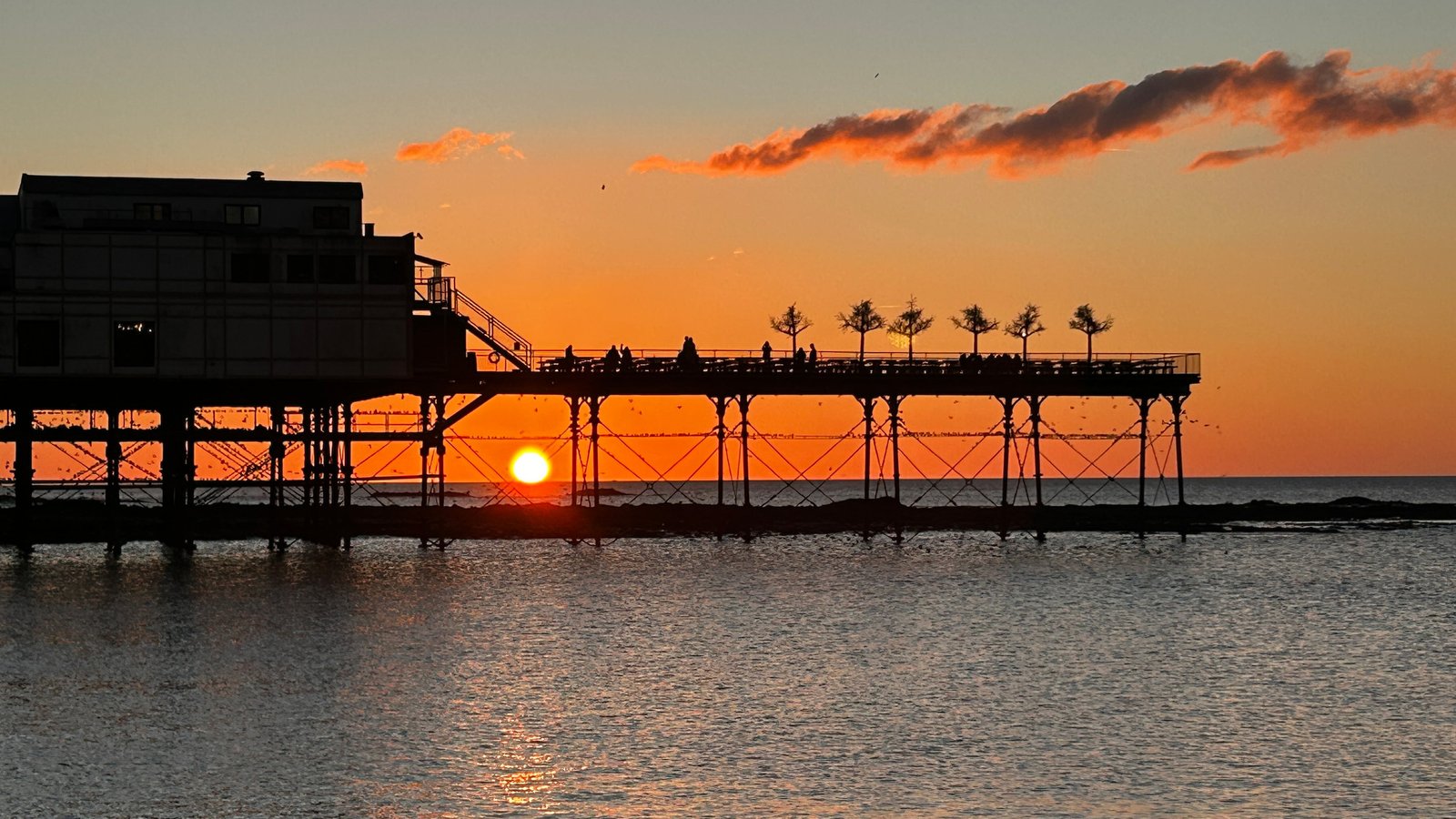 Aberystwyth pier and seaside entertainment